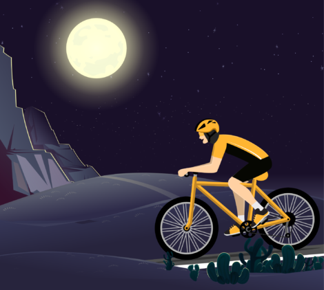 BMX, biking, desert night, girl power, extreme sports