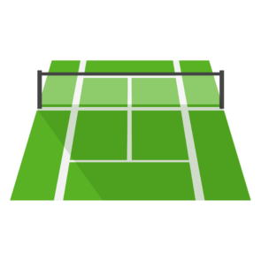 Badminton ground, court surface, shuttlecock arena, racquet sports field, playing area-01