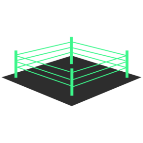 Boxing stage, fight arena platform, ring platform, boxing event stage, squared circle stage-01
