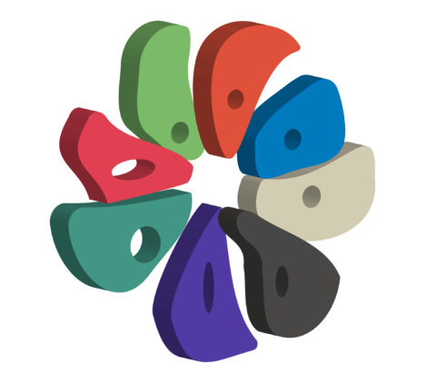 Climbing holds, bouldering grips, rock grip shapes, indoor climbing set, handhold varieties-01