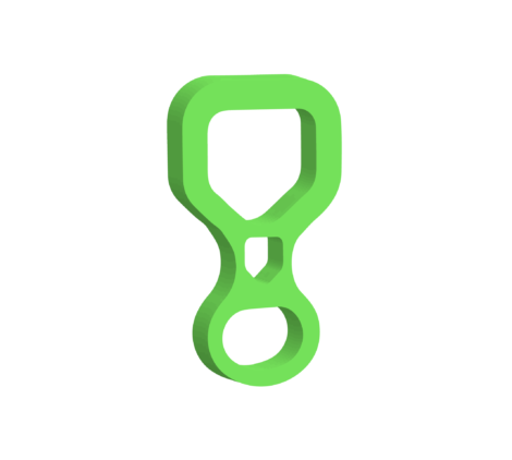 Descender, wall climbing, rappelling gear, safety equipment, climbing tool-01