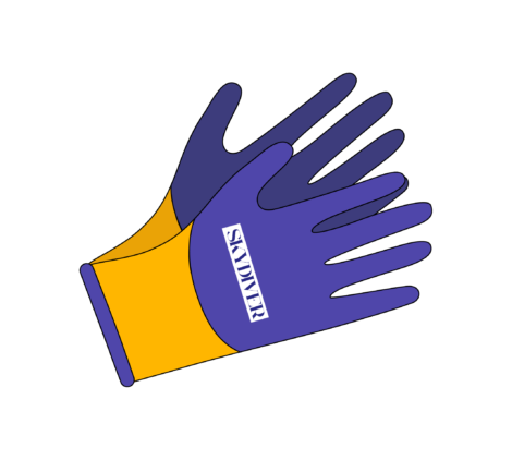 Gloves, skydiving gear, hand protection, freefall gloves, skydiver accessories-01