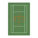 Paddleball ground, court, surface, playing field, outdoor space