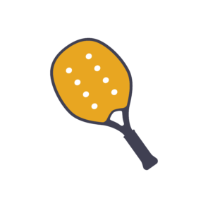 Paddleball racket, sports equipment, paddle sports, game gear, active lifestyle