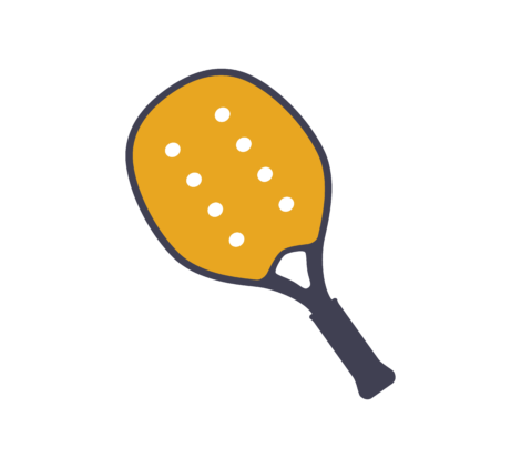 Paddleball racket, sports equipment, paddle sports, game gear, active lifestyle