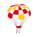 Parachute, skydive, safety gear, descent, freefall-01
