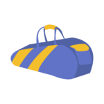 Racket bag, sports equipment carrier, racquet case, athletic gear bag, badminton racket holder-01