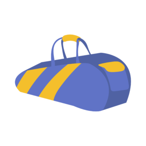 Racket bag, sports equipment carrier, racquet case, athletic gear bag, badminton racket holder-01