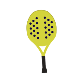 Racket, sports equipment, paddleball gear, game accessory, athletic gear-01