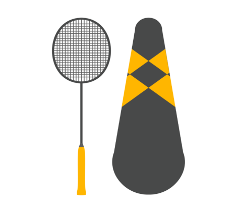 Racket with cover, racquet protection, sports gear set, racquet and case, badminton equipment-01