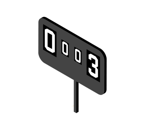 Scoreboard, tally, points display, score tracker, sports results board-01