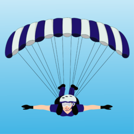 Skydiver, parachute jumper, freefall, adventurer,freelife-01