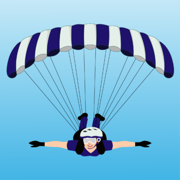Skydiver, parachute jumper, freefall, adventurer,freelife-01