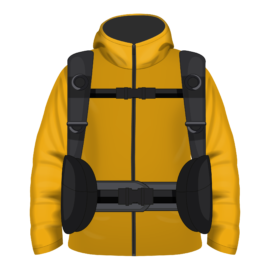 Skydiving costume, freefall attire, aerial jumpsuit, skydiver outfit, parachute clothing-01