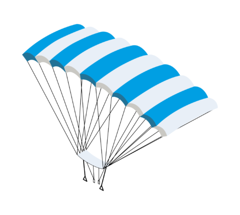 Skydiving, parachute, aerial adventure, freefall equipment, skydiving gear-01