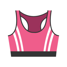 Sports top, athletic wear, workout gear, exercise clothing, activewear-01