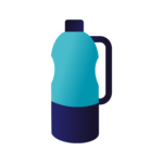 Water bottle, hydration flask, drink container, sports bottle, beverage canteen-01