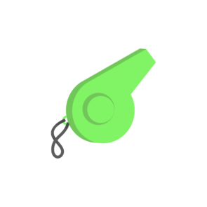 Whistle, referee whistle, game officiating tool, coach whistle, athletic signaling device-01