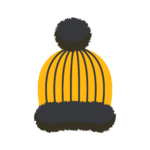 YellowWinterSkiingCap, SkiBeanieYellow, ColdWeatherHeadwear, SnowSportsHat, WinterGearYellow-01