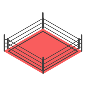 boxing ring, fight arena, ring platform, boxing stage, squared circle-01